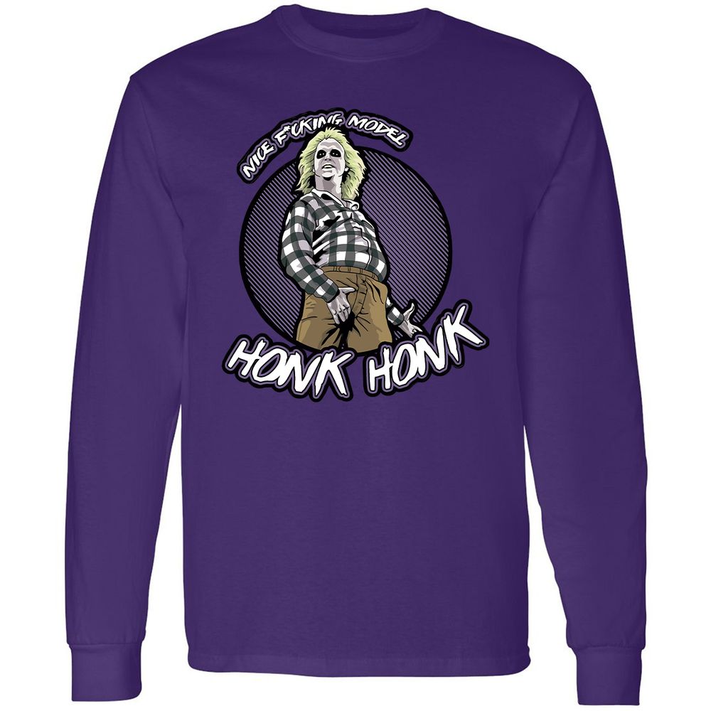 Long Sleeve T-Shirt - XXPWN493 - Purple - 13