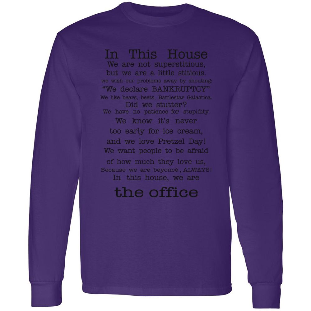 Long Sleeve T-Shirt - F35YFPTU - Purple - 13