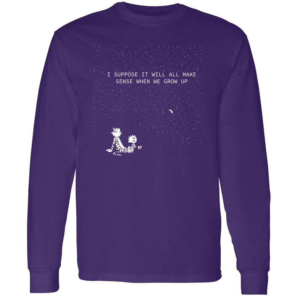 Calvin and Hobbes Stars - Purple - 13