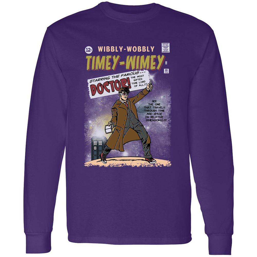 Long Sleeve T-Shirt - P63EXYNV - Purple - 13