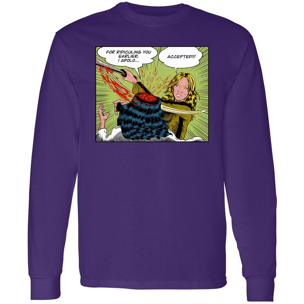 Long Sleeve T-Shirt - 924CGBF2 - Purple - 13