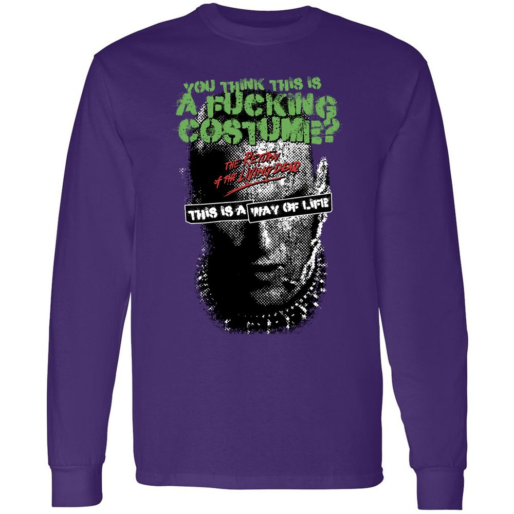 Long Sleeve T-Shirt - HNT5DLNT - Purple - 13