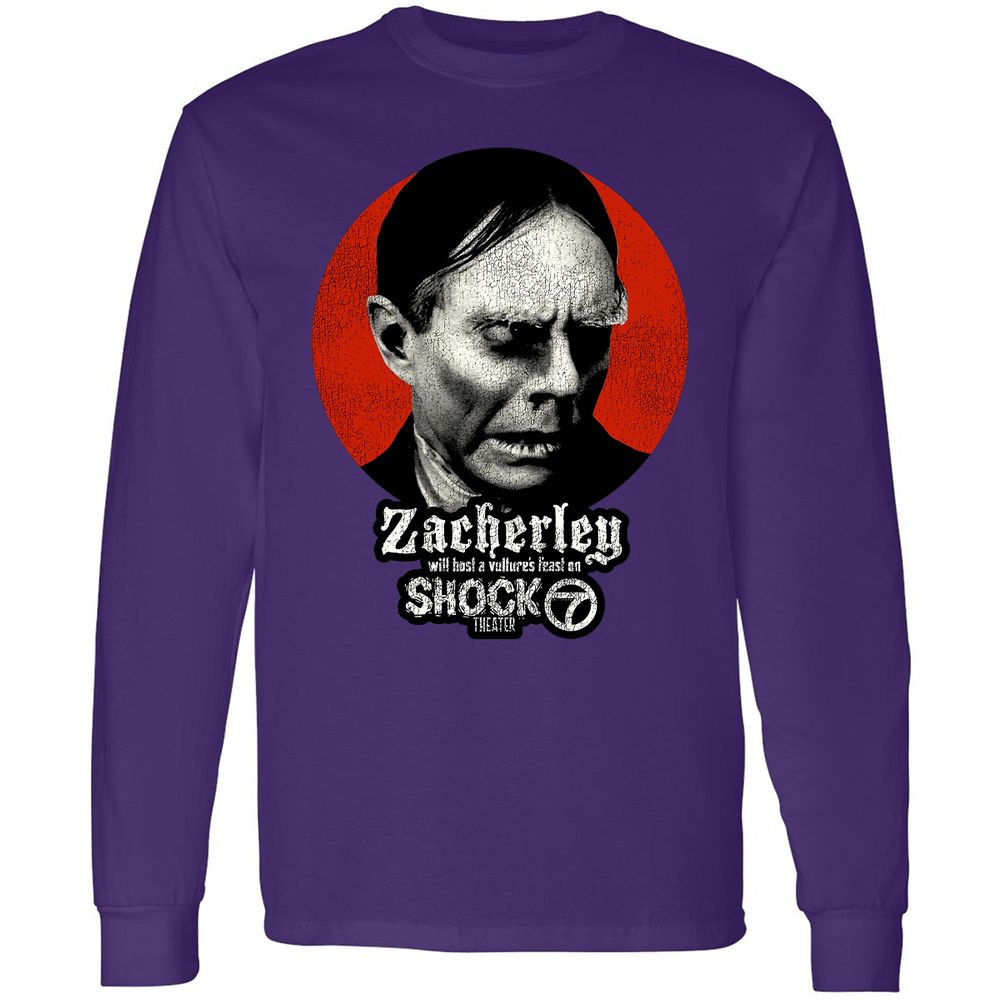 Long Sleeve T-Shirt - S7DXYLS9 - Purple - 13