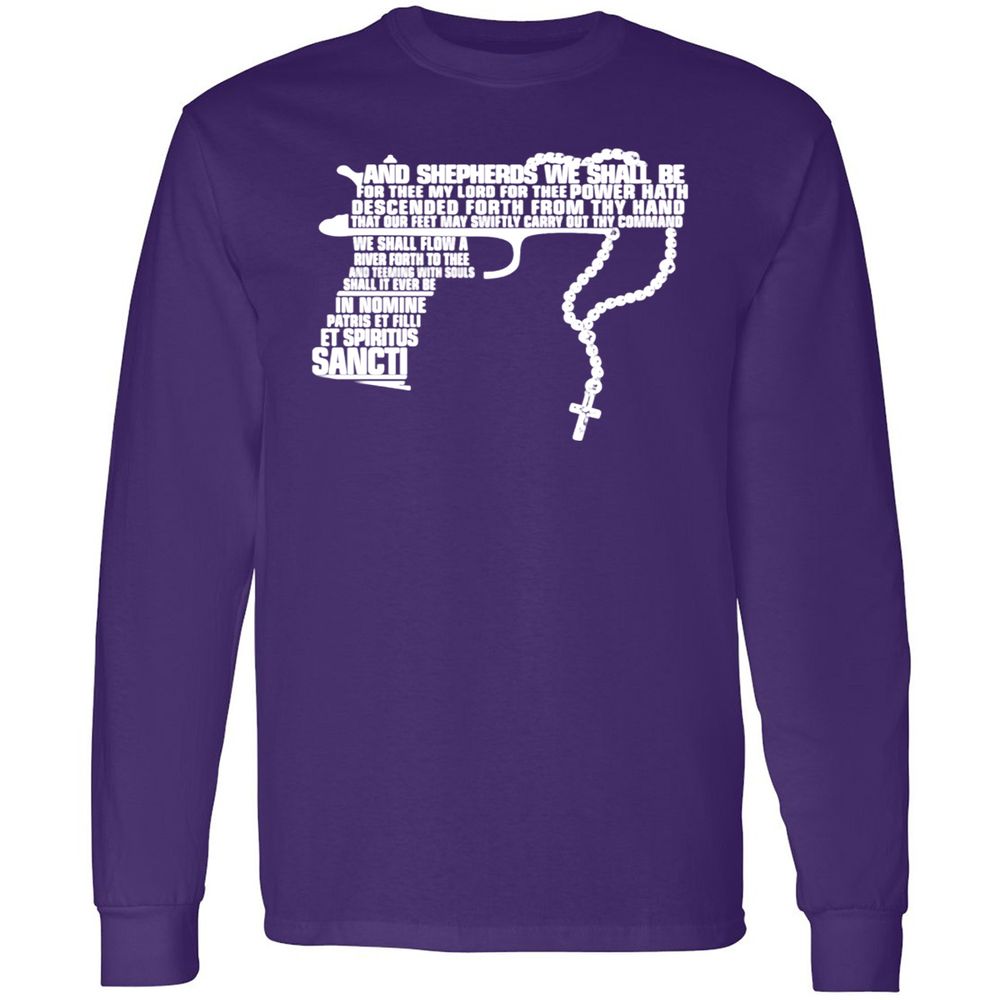 Long Sleeve T-Shirt - 4HYT3TVR - Purple - 13
