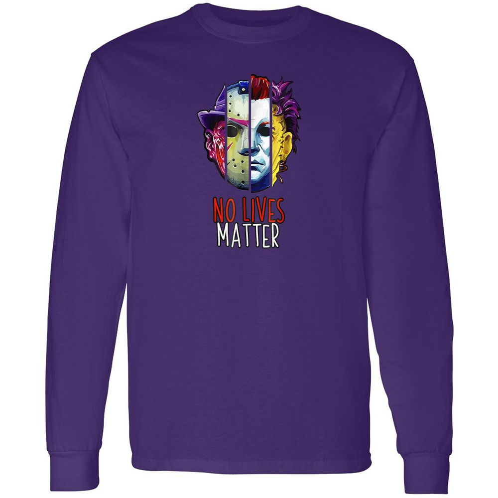 Long Sleeve T-Shirt - FGBVBXA4 - Purple - 13