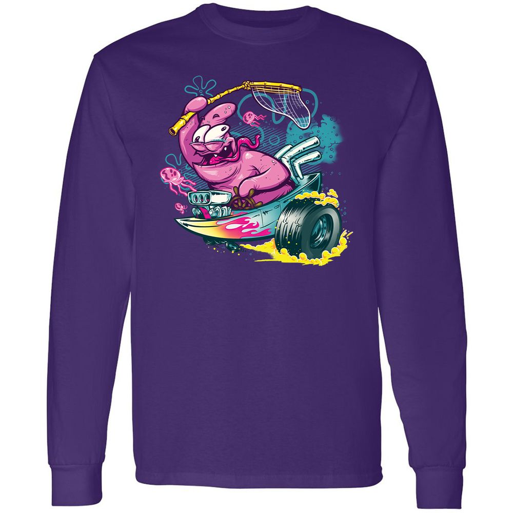 Long Sleeve T-Shirt - KHMKUNBZ - Purple - 13