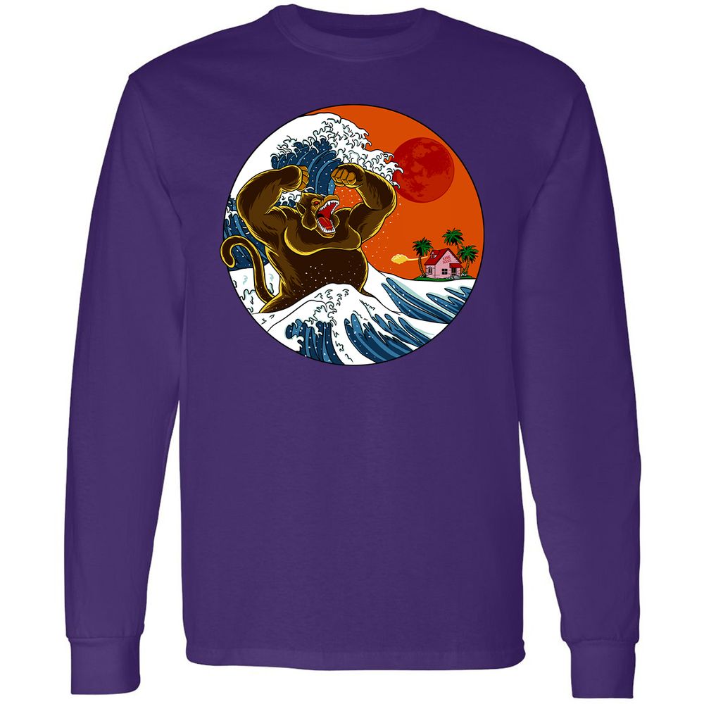 Long Sleeve T-Shirt - KAMM9BFH - Purple - 13