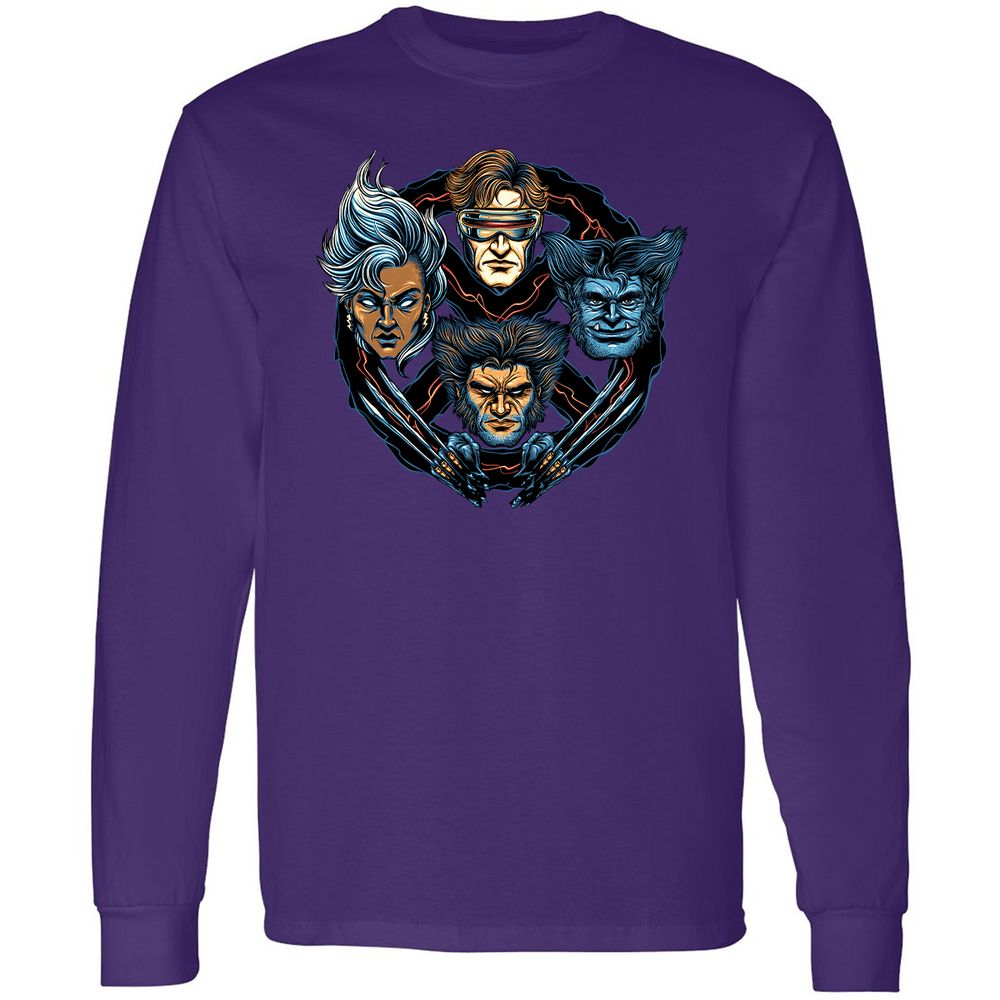 Long Sleeve T-Shirt - F3CBHWG2 - Purple - 13