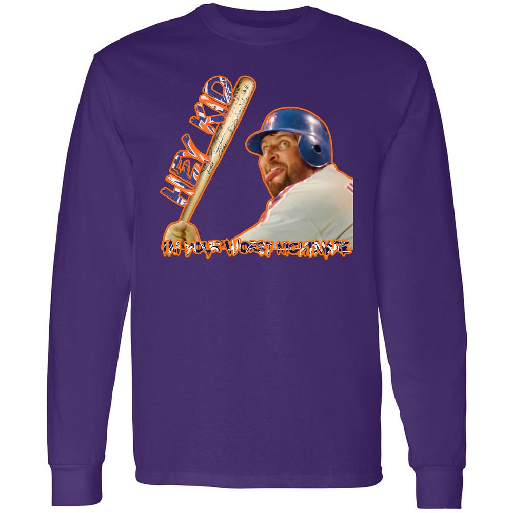 Long Sleeve T-Shirt - PTLTELCV - Purple - 13