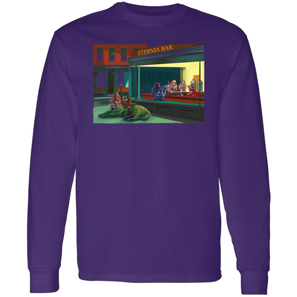 Long Sleeve T-Shirt - VPTVQN7L - Purple - 13