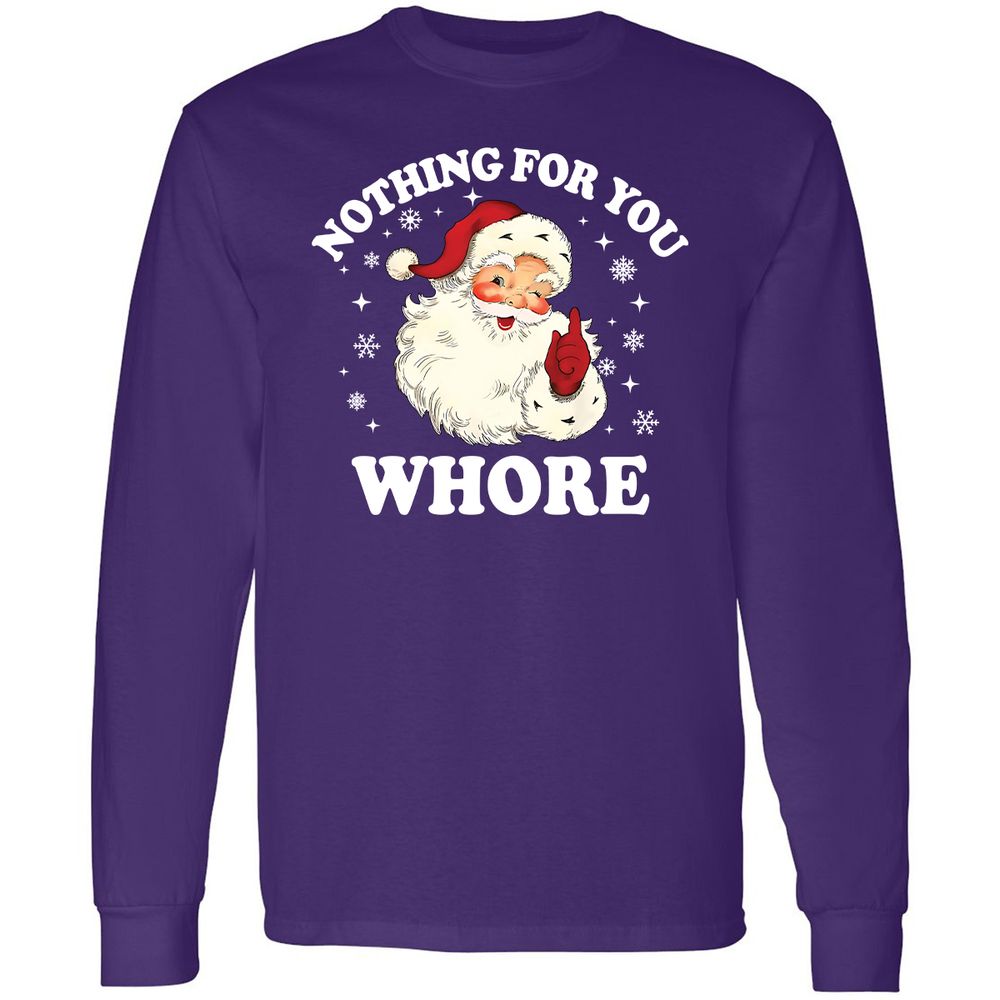 Nothing For You Whore Santa - Purple - 13