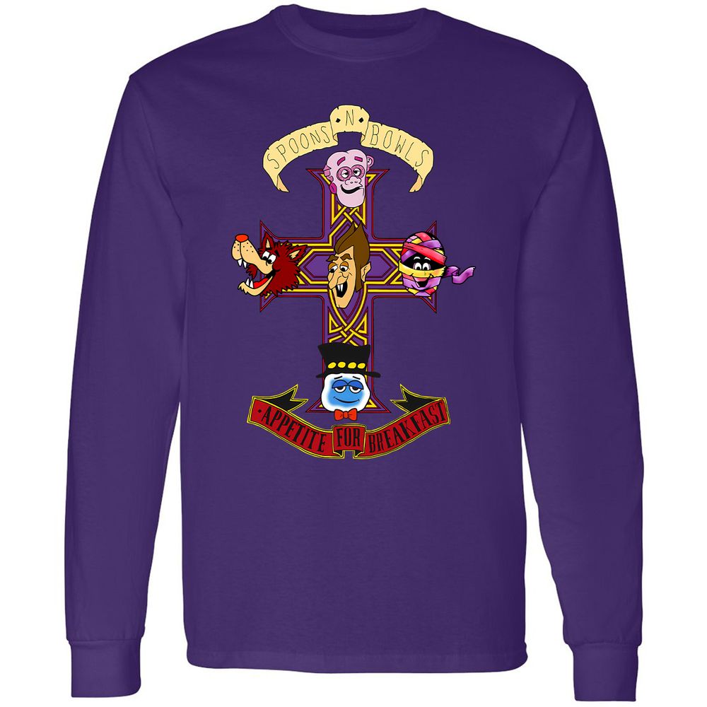 Long Sleeve T-Shirt - RUQDN8SH - Purple - 13