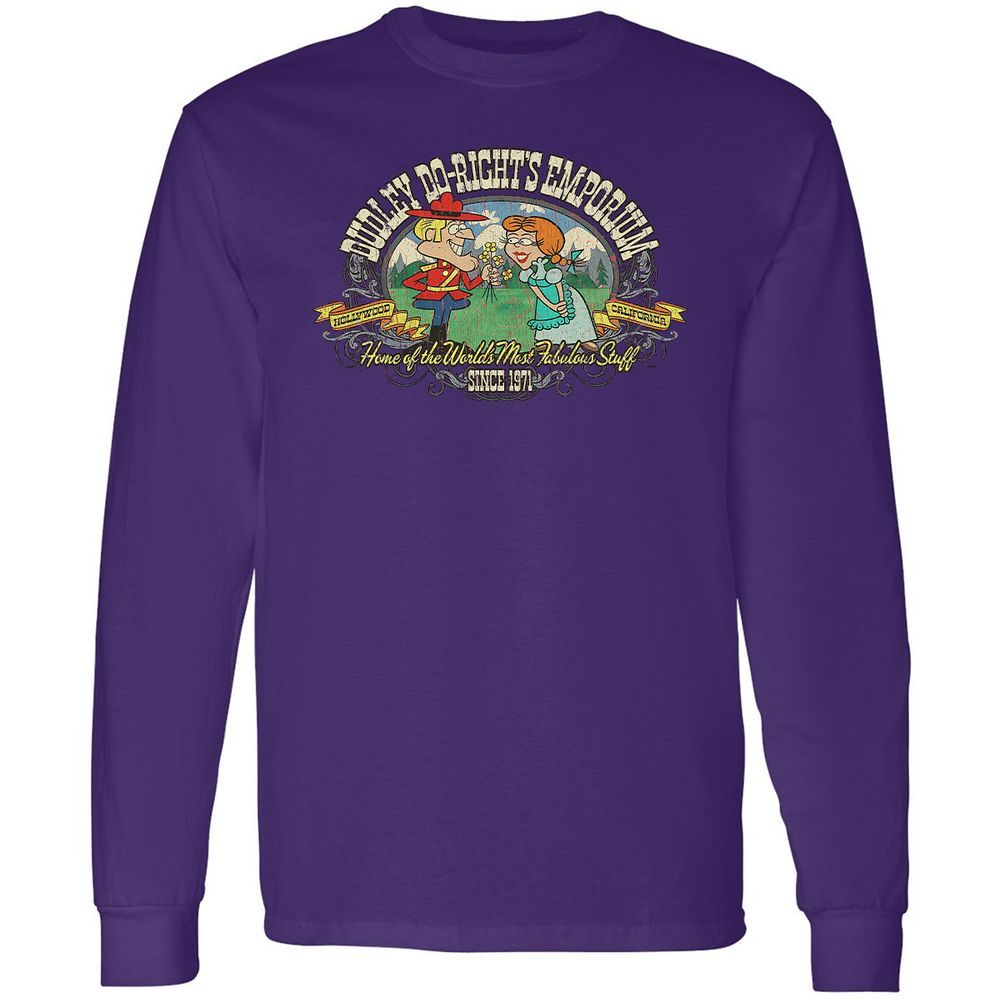 Long Sleeve T-Shirt - UQJM8KDW - Purple - 13