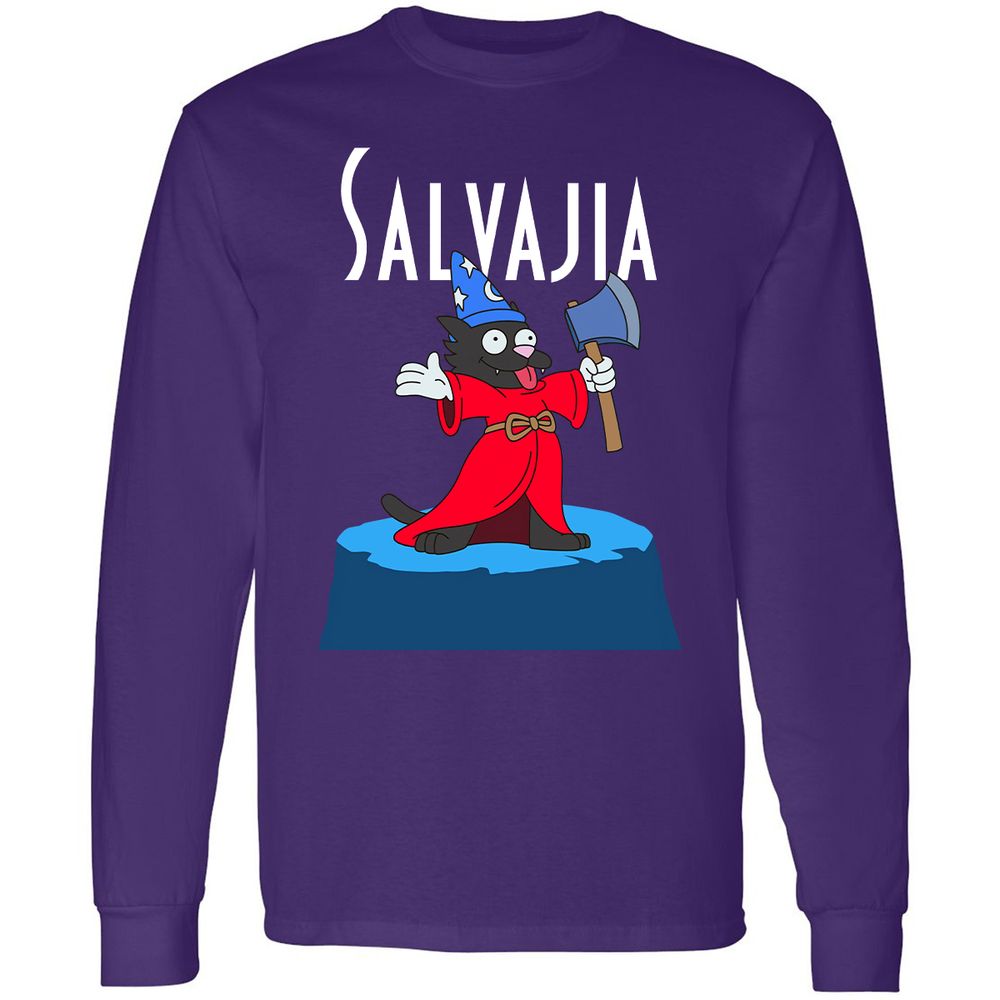 Long Sleeve T-Shirt - HQCFGY7C - Purple - 13