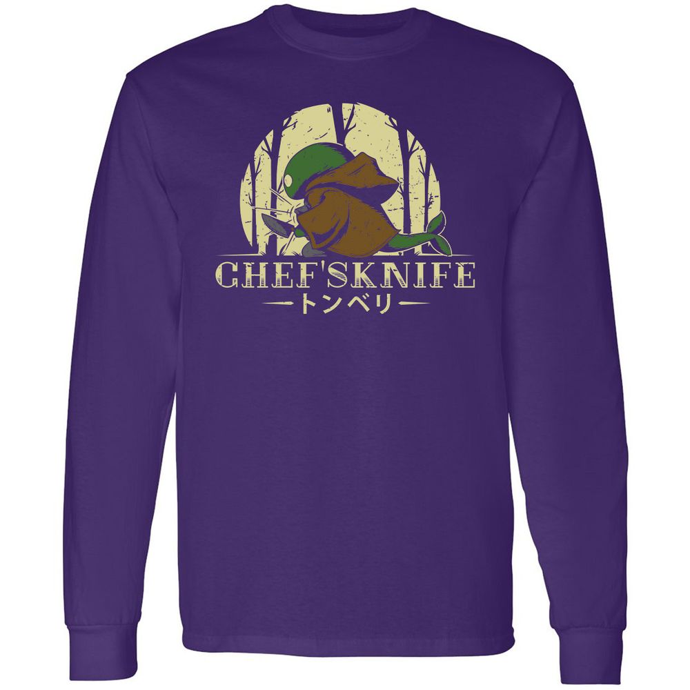 Long Sleeve T-Shirt - XKT67RTD - Purple - 13