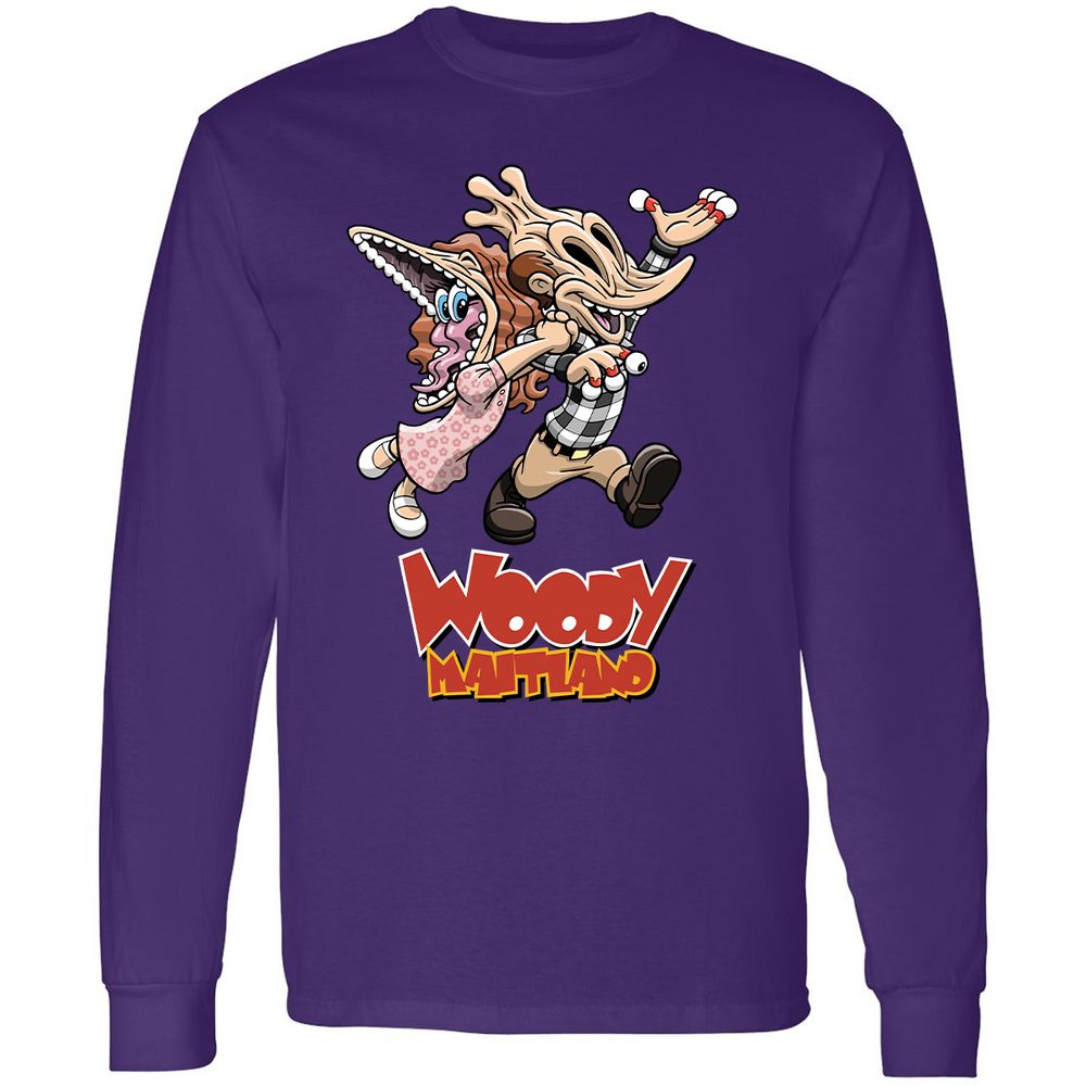 Long Sleeve T-Shirt - 3SVHN1PU - Purple - 13