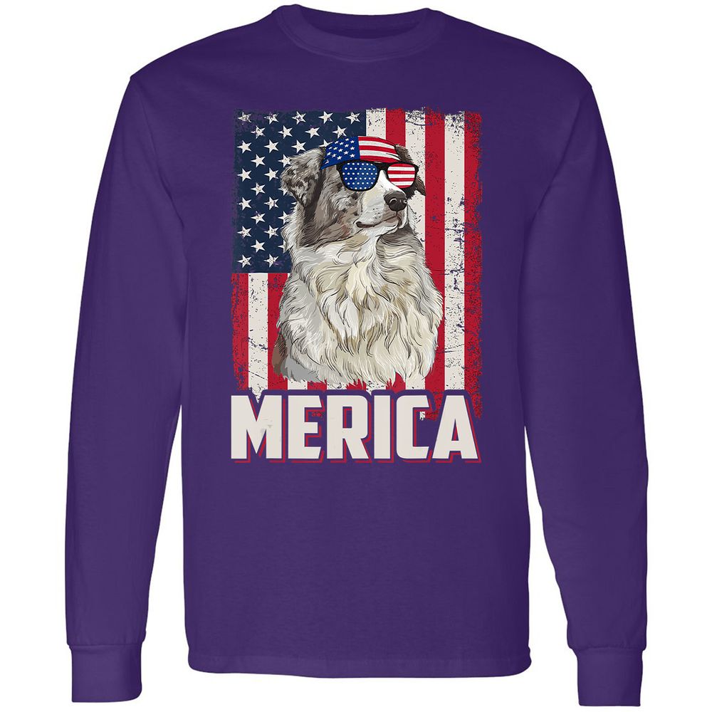Long Sleeve T-Shirt - 24QAPXBF - Purple - 13