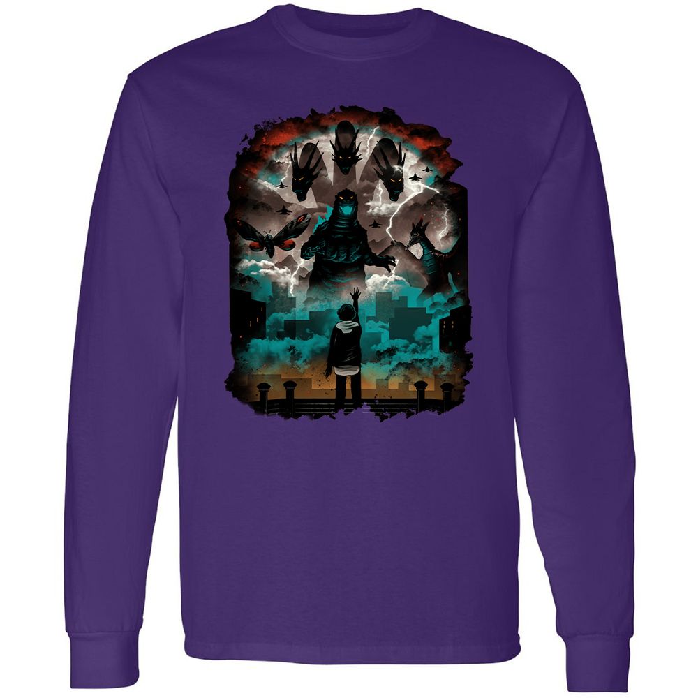 Long Sleeve T-Shirt - CG2QWG75 - Purple - 13