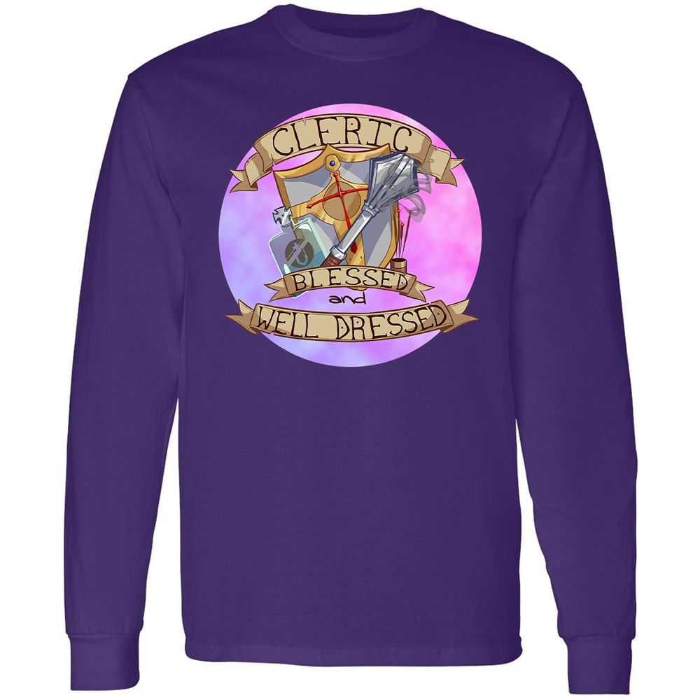 Long Sleeve T-Shirt - JQBLKR2E - Purple - 13