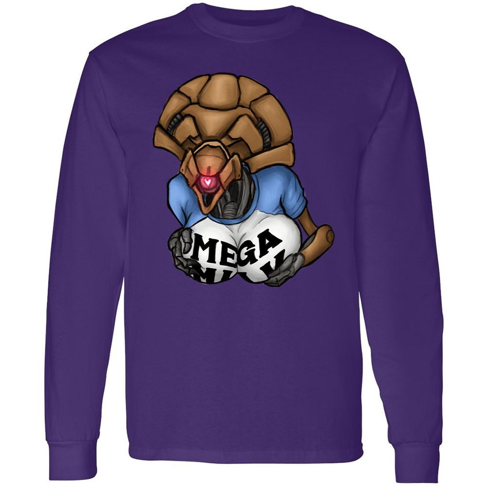 Long Sleeve T-Shirt - QU4S3PWC - Purple - 13