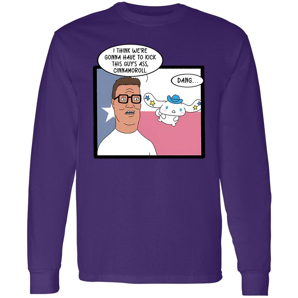 Long Sleeve T-Shirt - 7QHU6Z2X - Purple - 13