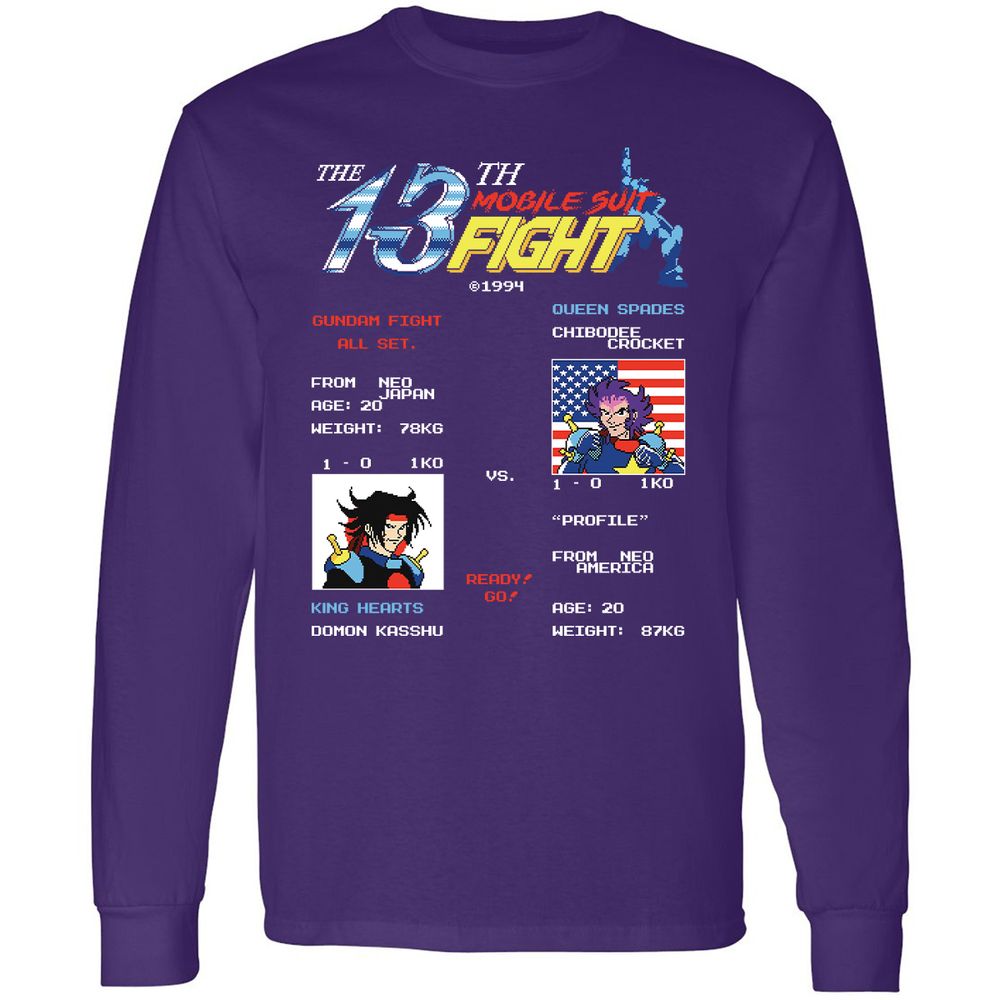 Long Sleeve T-Shirt - 45TJH3RE - Purple - 13