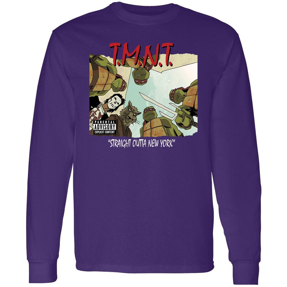 Long Sleeve T-Shirt - UK9TCRZU - Purple - 13