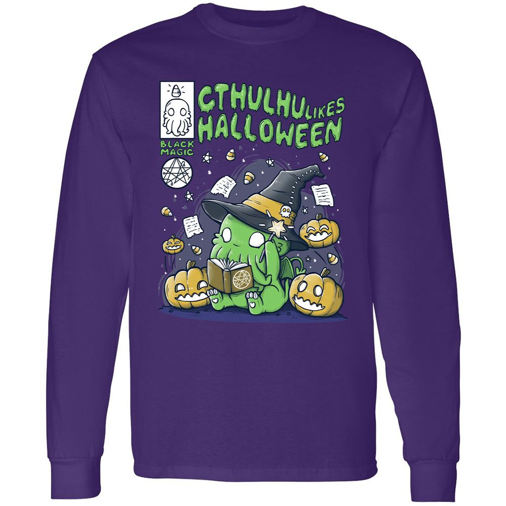 Long Sleeve T-Shirt - 4XXF1Q7N - Purple - 13