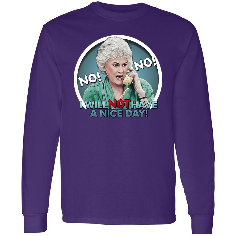Long Sleeve T-Shirt - FR8HPM62 - Purple - 13