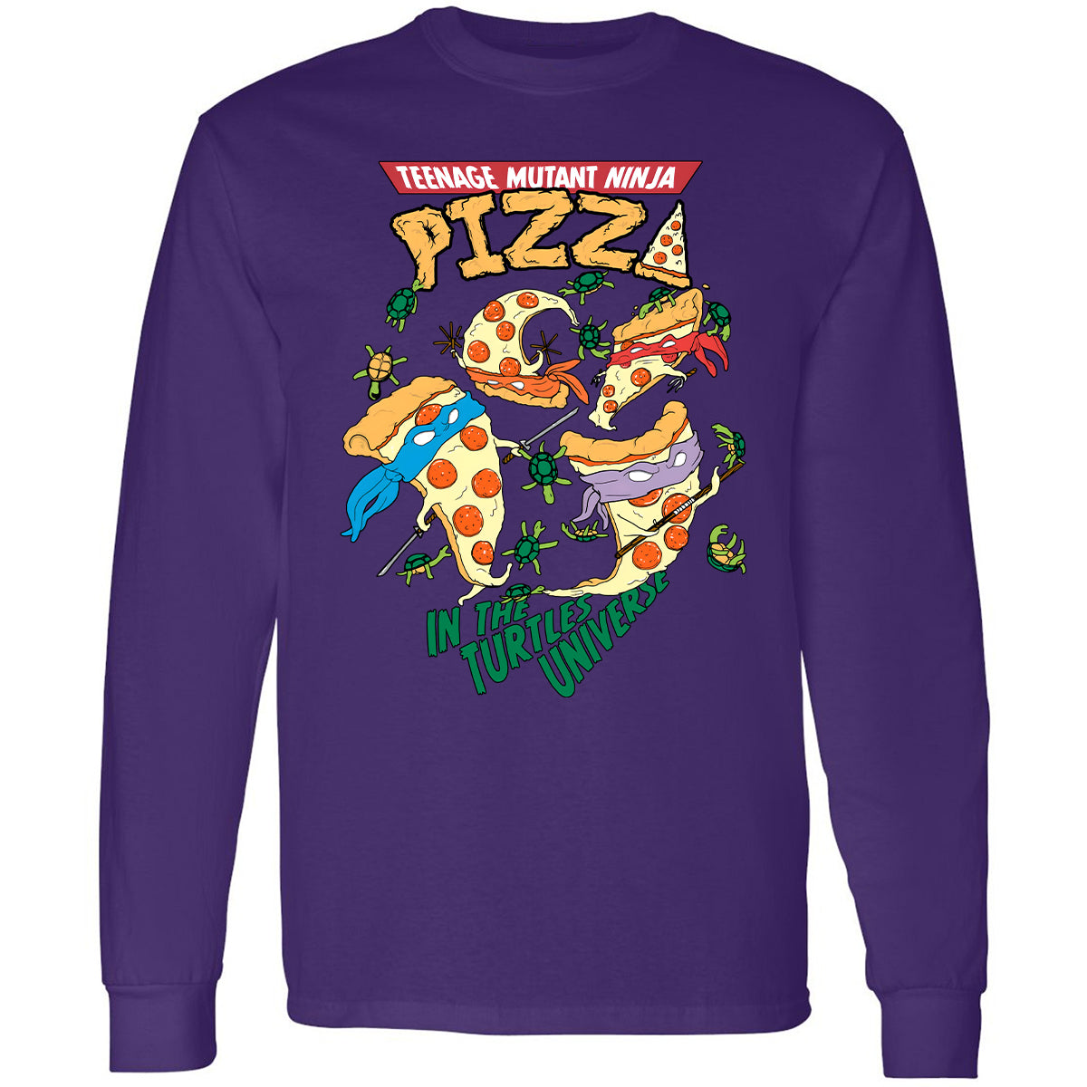 Long Sleeve T-Shirt - Q33WE7RH - Purple - 13