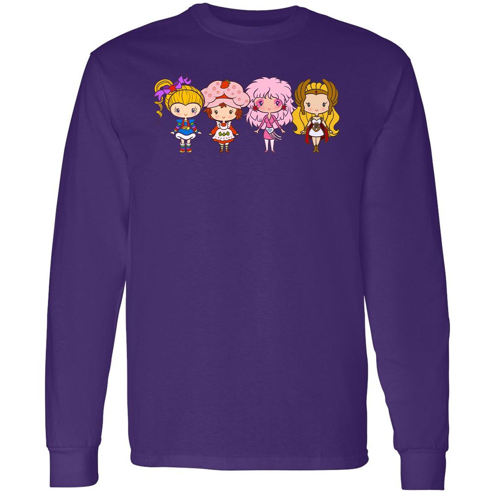 Long Sleeve T-Shirt - LXCJ5WDZ - Purple - 13