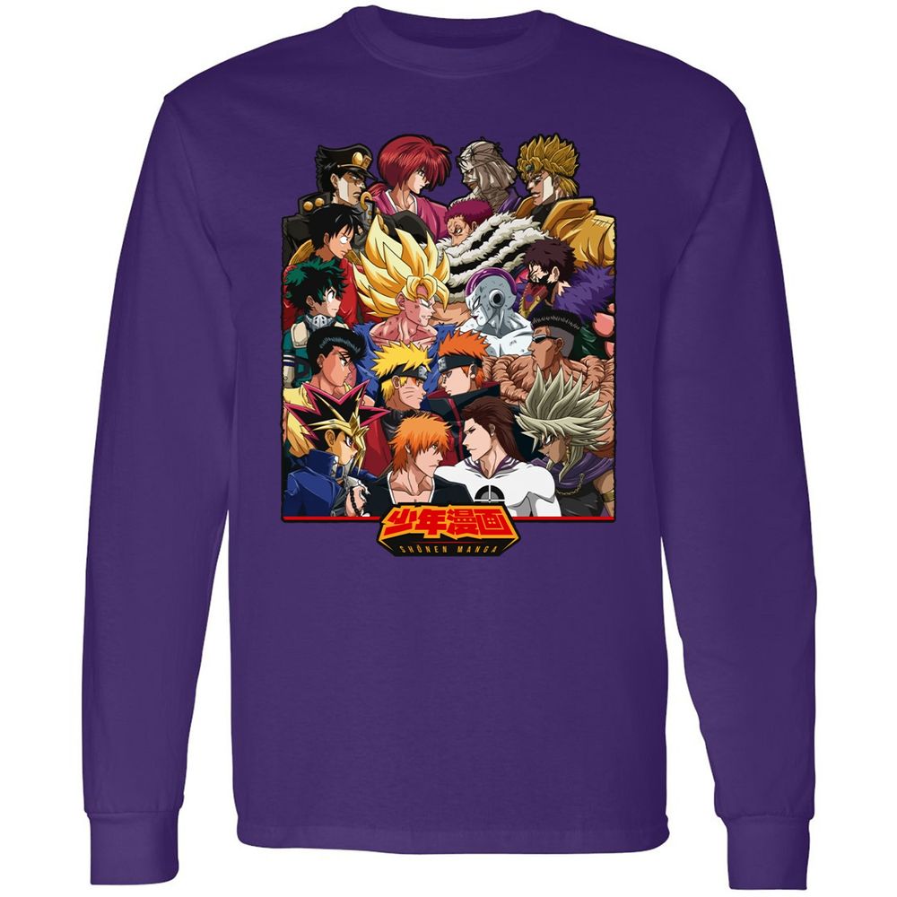 Long Sleeve T-Shirt - KUD3Y13E - Purple - 13