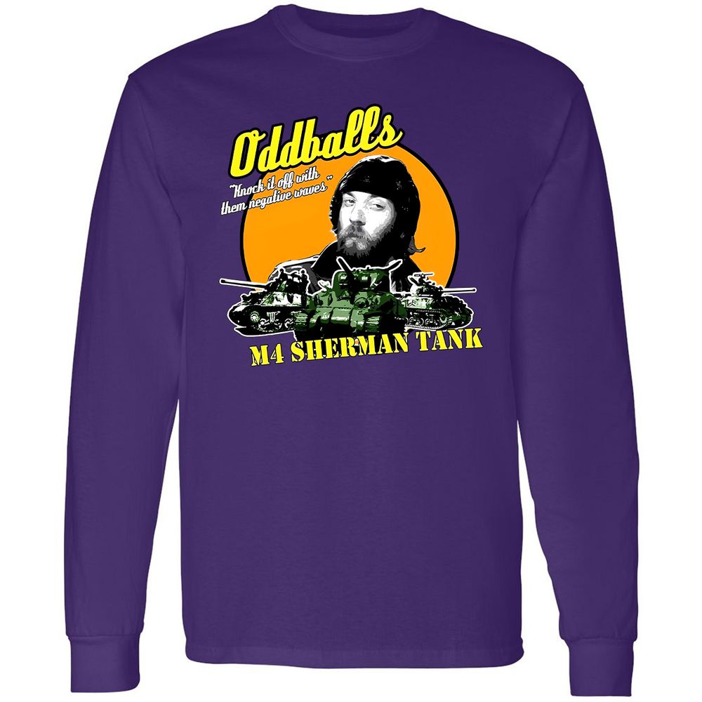 Long Sleeve T-Shirt - N61JVDHB - Purple - 13