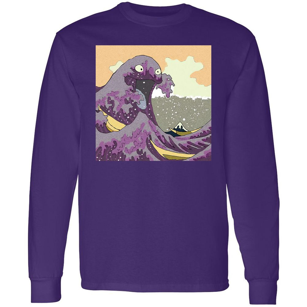 Long Sleeve T-Shirt - GB89DPKG - Purple - 13