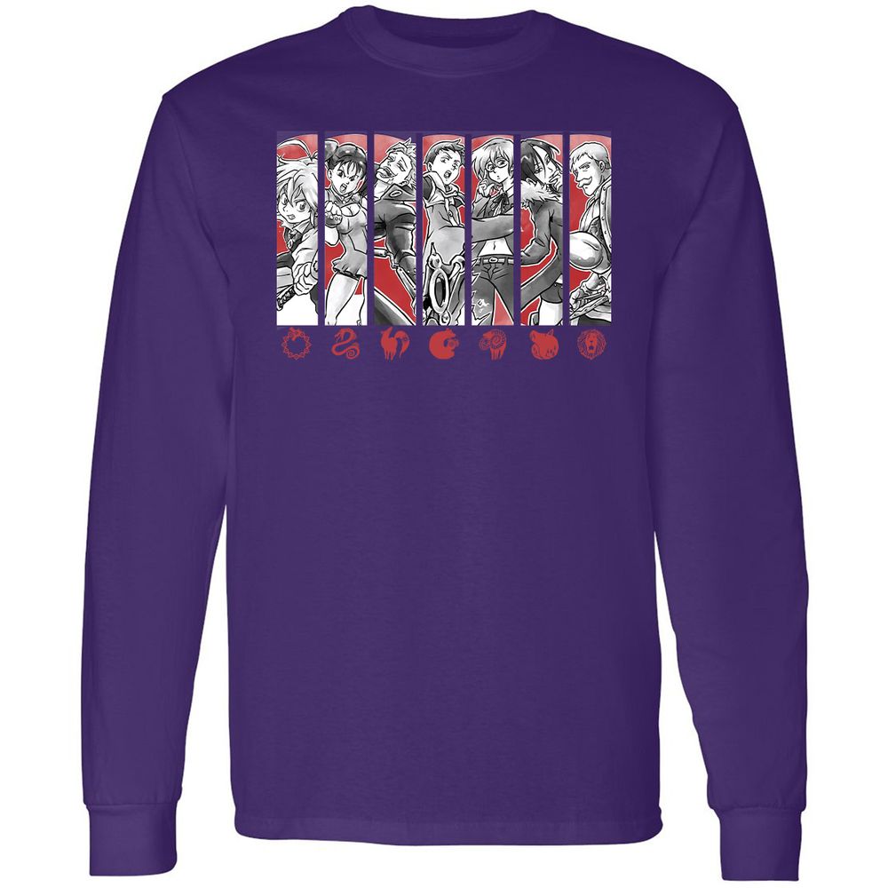 Long Sleeve T-Shirt - P81RMQZZ - Purple - 13
