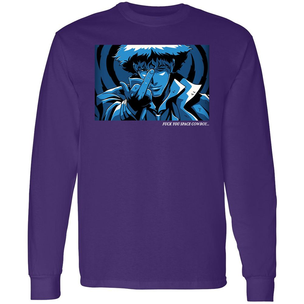 Long Sleeve T-Shirt - JW9WT8XZ - Purple - 13