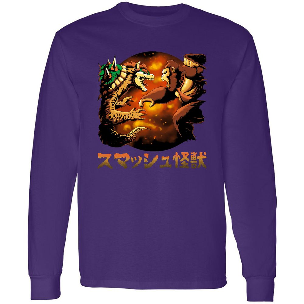 Long Sleeve T-Shirt - ALLLF2QP - Purple - 13