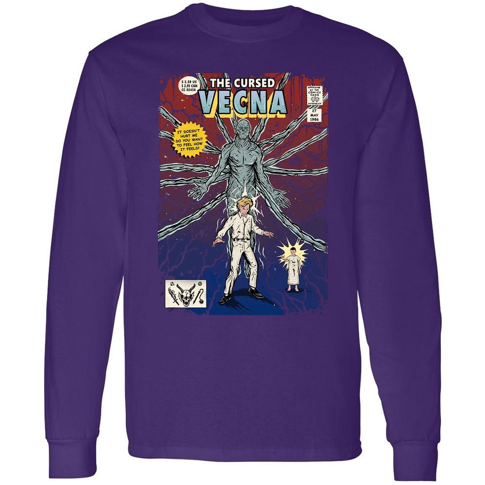 Long Sleeve T-Shirt - 8EVU1SXJ - Purple - 13