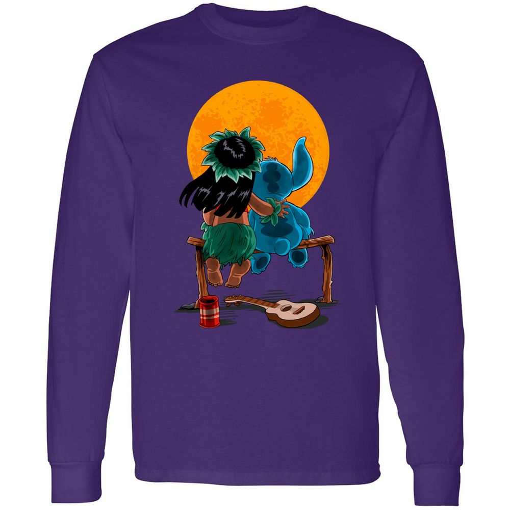Long Sleeve T-Shirt - CBTNJ4TN - Purple - 13