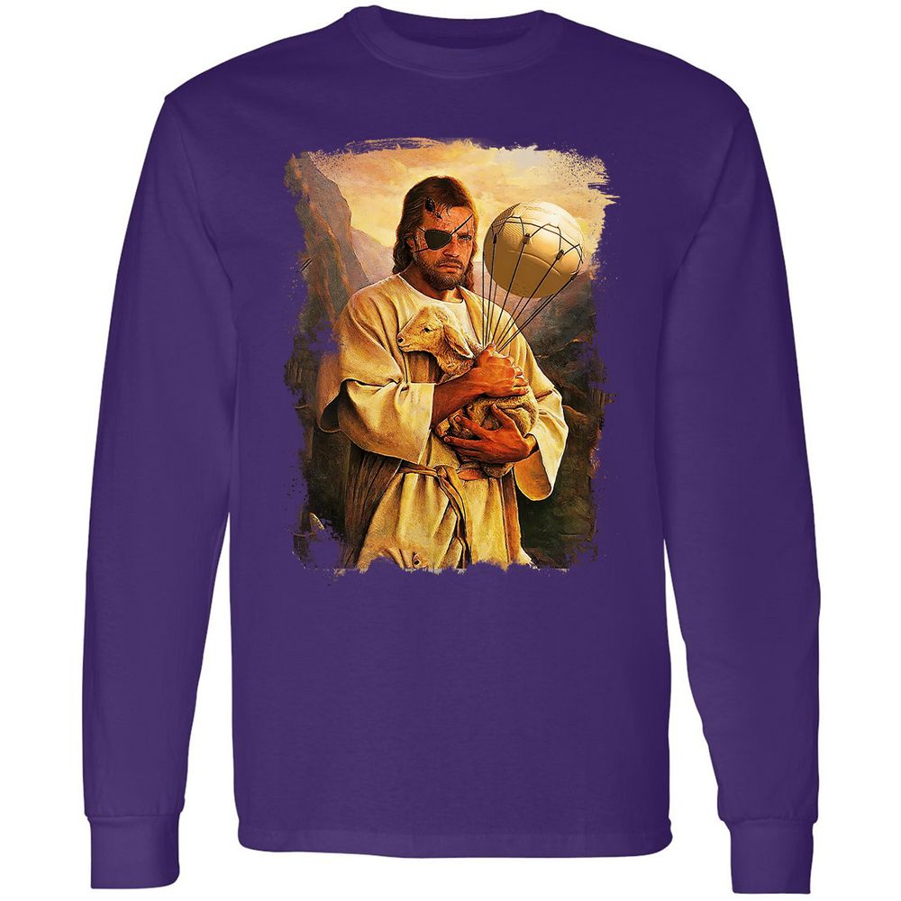 Long Sleeve T-Shirt - M2H4SXZW - Purple - 13