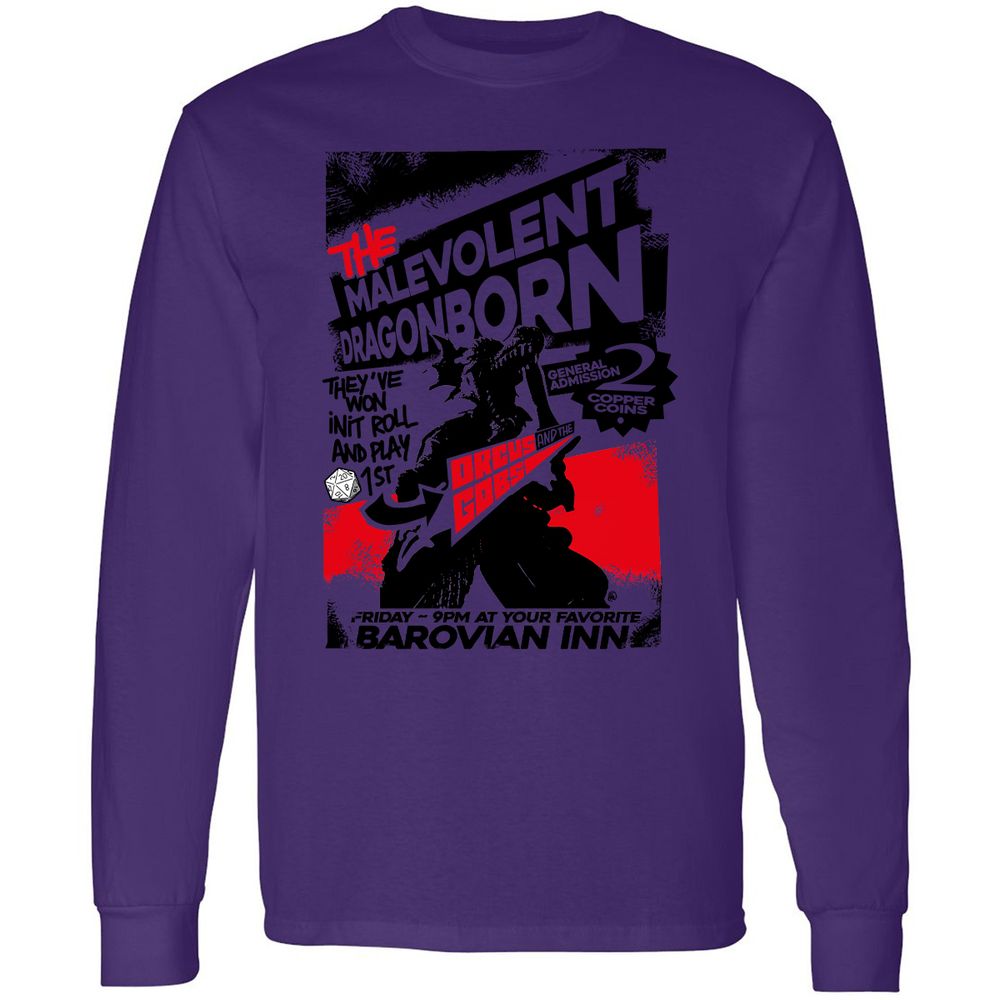Long Sleeve T-Shirt - DH42YDPM - Purple - 13
