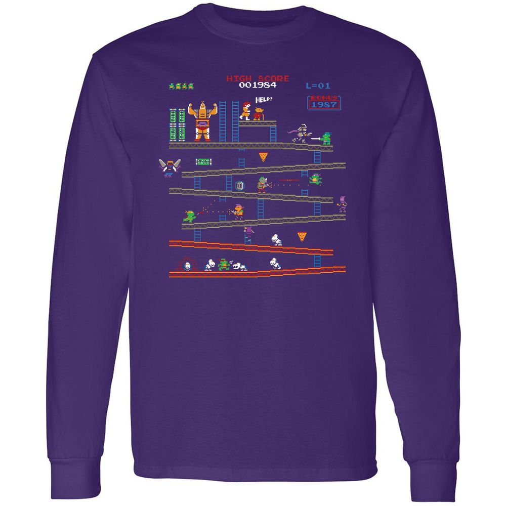 Long Sleeve T-Shirt - JN7Z9AUW - Purple - 13