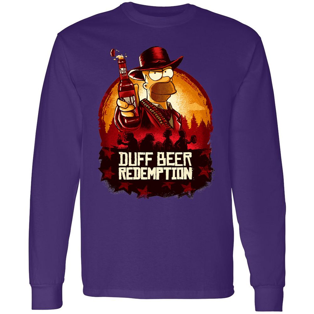 Long Sleeve T-Shirt - QAX9XERD - Purple - 13