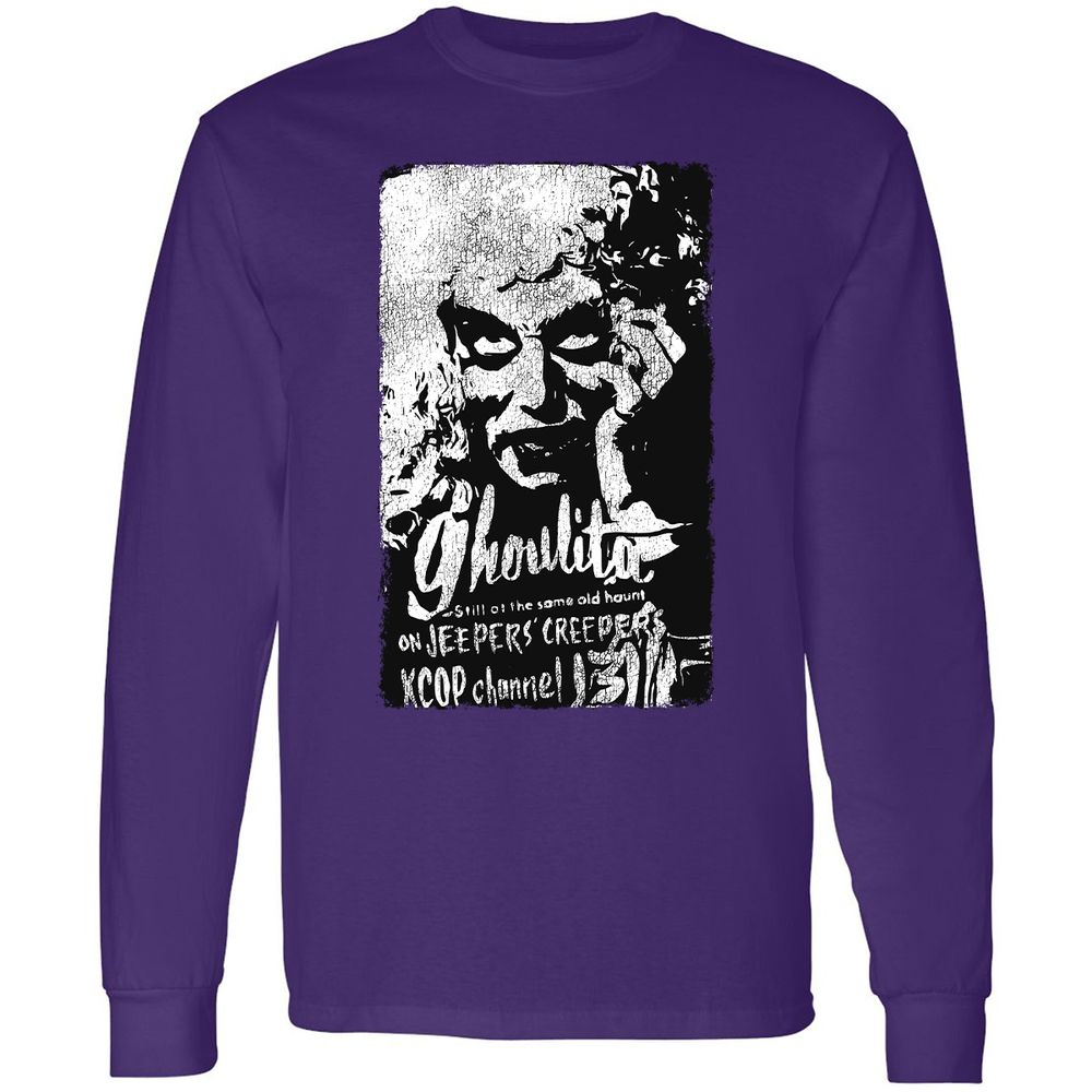 Long Sleeve T-Shirt - YVNUJGDR - Purple - 13