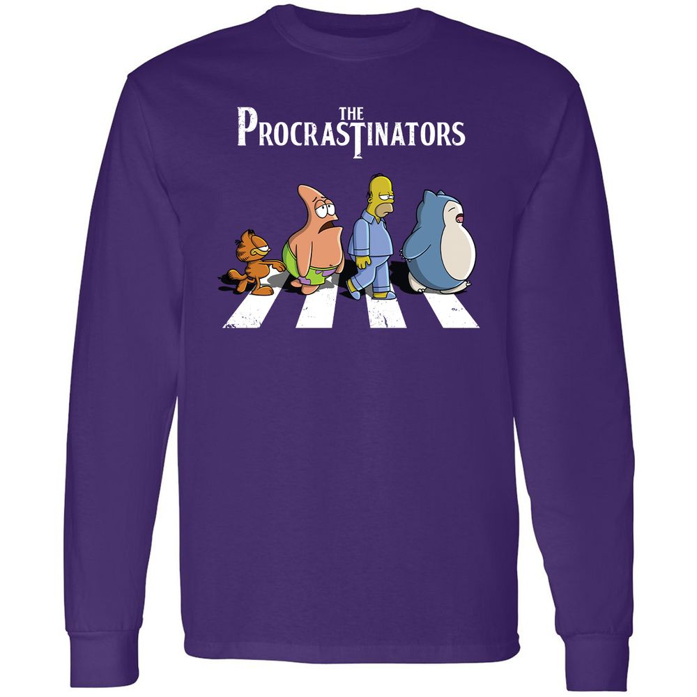 Long Sleeve T-Shirt - R8ZZMT93 - Purple - 13