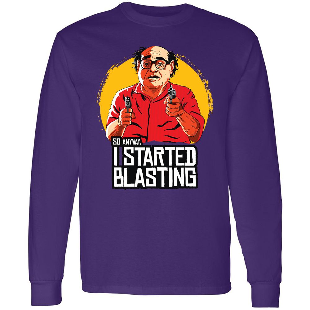 Long Sleeve T-Shirt - MUXSD8YM - Purple - 13