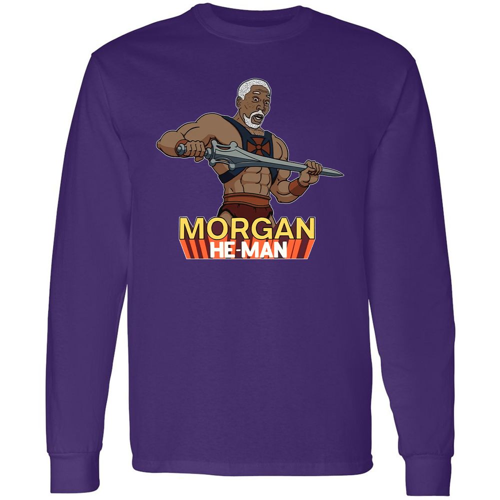 Long Sleeve T-Shirt - YXSGZR9C - Purple - 13