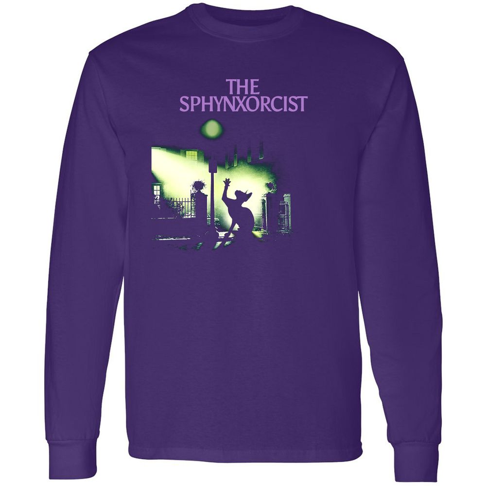 Long Sleeve T-Shirt - QC7KFZ8Y - Purple - 13