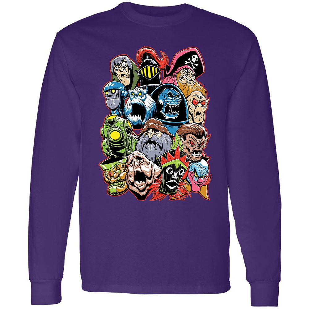 Long Sleeve T-Shirt - QEEF61W6 - Purple - 13