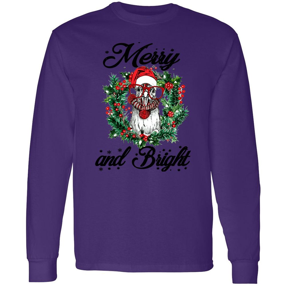 Long Sleeve T-Shirt - 3Q75KZWS - Purple - 13